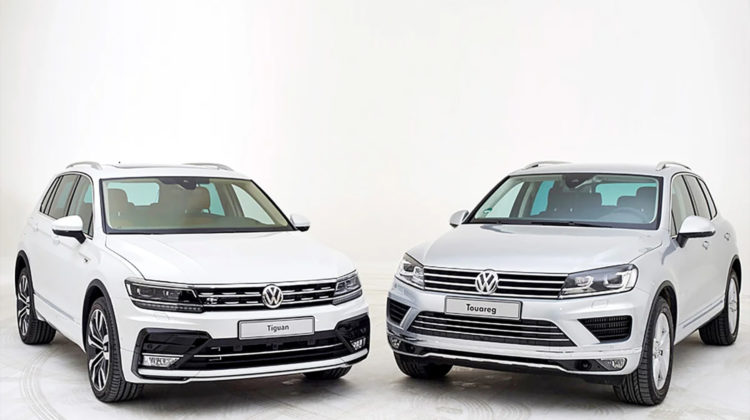 Volkswagen Touareg и Tiguan